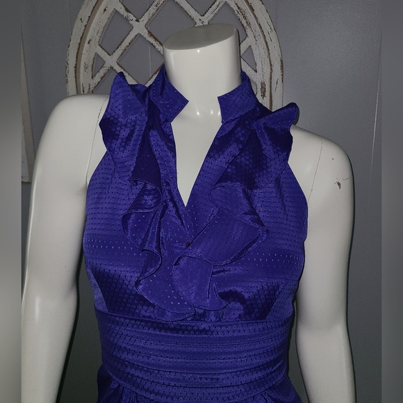 Gianni Bini Sleeveless Ruffle Front Dress Size 0 - Picture 2 of 8